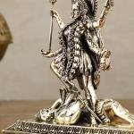 Brass Superfine Mahakali Idol | 6.5" Intricate Art | 800g Sacred Masterpiece | Divine Temple Beauty | Jaipurio